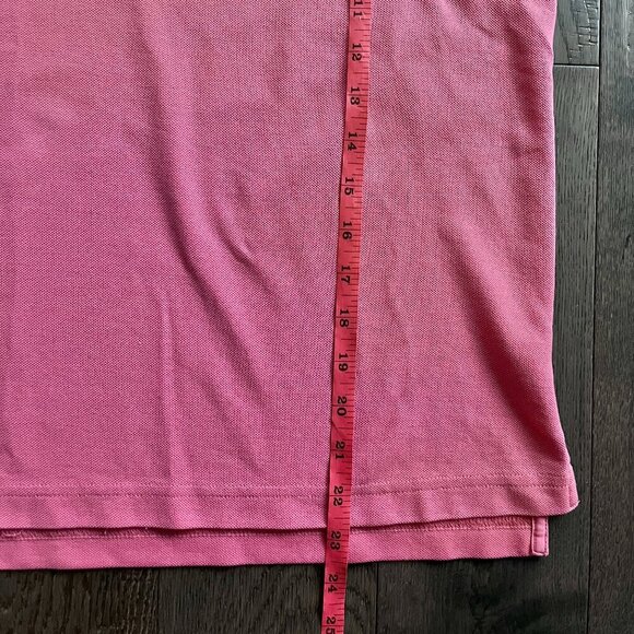 Psycho Bunny Kids Size XL Pima Cotton Polo Shirt Pink Anglo American Logo - Picture 6 of 6
